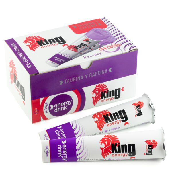 Ice Drink King Energy Caja Pack 8 unidades